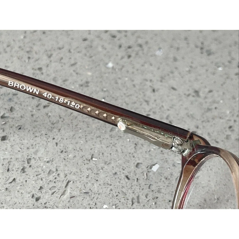 Modern GUMBALL BROWN 40-18-120 Plastic Full Rim Eyeglasses Frames ONLY